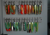 Lures on Charter Fishing Boat